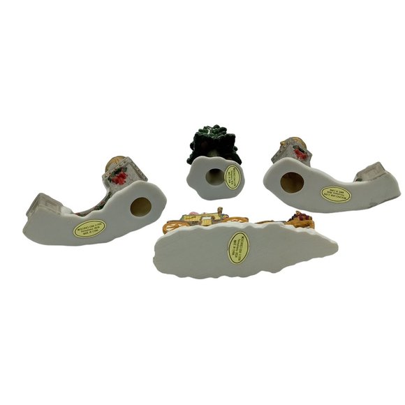 Christmas Village Accessories Hand Painted Porcelain Village Replacement Pieces - Picture 4 of 7